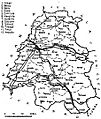 1938 map of interwar county Bihor