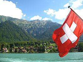 Bönigen from Lake Brienz