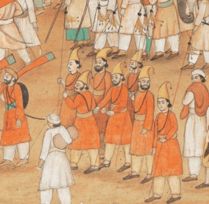 Akbar Shah II procession guards