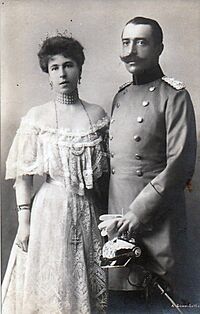 Alexandra Louise Olga Victoria (1878-1942) + Fürst Ernst (II) von Hohenlohe-Langenburg