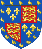 Arms of Jasper Tudor, Duke of Bedford.svg