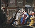 Arnold Houbraken Trauerfeier der Königin Artemisia für König Mausolos