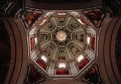 Austria Salzburg Cathedral Ceiling