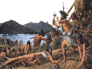 Battle of Sitka by Louis S Glanzman