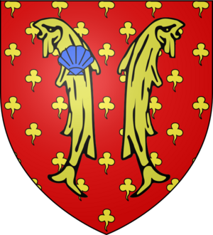 Blason Guy II de Clermont-Nesle