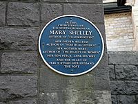 Blue plaque for Mary Shelley and her family - geograph.org.uk - 967531