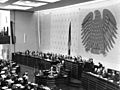 Bundesarchiv B 145 Bild-F002450-0003, Bonn, Bundestag, 2. Lesung Pariser Verträge