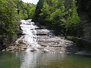 Buttermilk Falls, Buttermilk Falls State Park, near Ithaca, NY (15 05 2005)