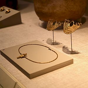 Calima Necklace and Zenú Earrings, San Antonio Museum of Art