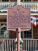 Chester House Inn, Chester, NJ - information sign