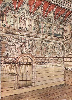 Church paintings of Södra råda kyrka