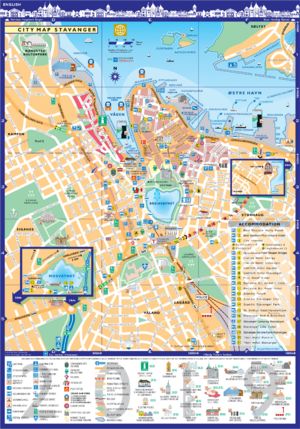 City map stavanger