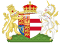 Coat of Arms of Marie Christine von Reibnitz, Princess Michael of Kent