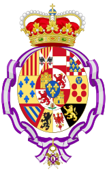 Coat of Arms of Mercedes of Spain, Princess of Asturias