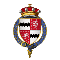 Coat of arms of Sir Thomas West, 8th Baron De La Warr, KG.png