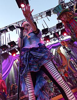 DCA Mad T Party Alice at mic
