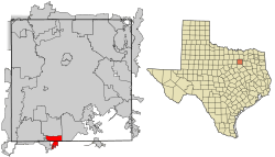 Location of Glenn Heights, Texas