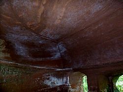 Deer Cave, rock cut chamber, Auchinleck Estate