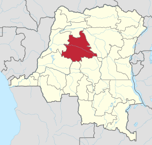 Location of Tshuapa Province