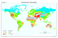 Desertification map
