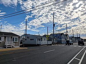 Bungalows in the Monterey Beach section of the CDP
