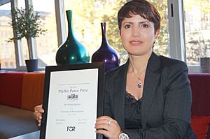 Dr. Widad Akrawi Awarded International Pfeffer Peace Prize