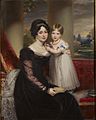 Duchess of Kent and Victoria by Henry Bone