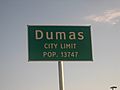 Dumas, TX, sign IMG 0571