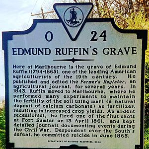 Edmund Ruffin grave