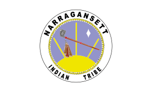 Flag of the Narragansett Indian Tribe of Rhode Island.svg