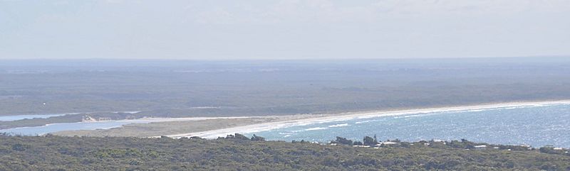 Flinders Bay from the ridge to the west
