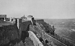 Fort Baldisera (Asmara) overlooking the Hamasien plateau