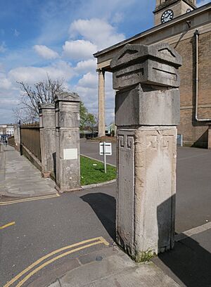 Gate Piers around the Churchyard of Saint Luke, West Norwood (West Side of Church - 01)