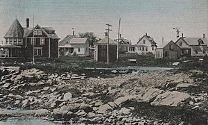 General View of Fortunes Rocks, ME