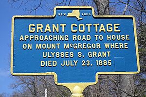 Grant Cottage marker 3