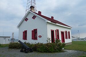 Hangar de la corne de brume à Pointe-au-Père en 2011