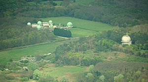 Herstmonceux Observatory aerial view