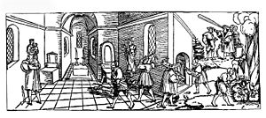 Holzschnitt Schoen Bildersturm 1530