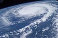 Hurricane Frances from the ISS - 10AM. EDT AUG 27 2004
