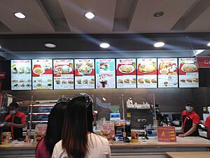 Interior of Chowking at Parkmall (05-30-2021)