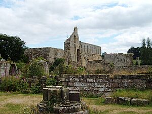 Jervaulx Abbey, geograph