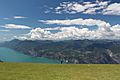 Jezioro Garda - widok z Alp