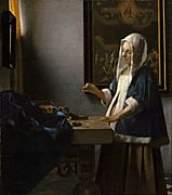 Johannes Vermeer - Woman Holding a Balance - Google Art Project