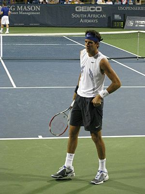 Juan Martin del Potro at the 2008 Legg Mason Tennis Classic