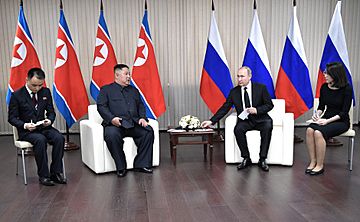 Kim Jong-un and Vladimir Putin (2019-04-25) 07