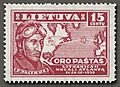 Lithuanian Air Post stamp Mi-405 (1936)