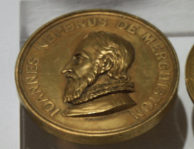 Lord Kelvin's Keith medal in the Hunterian Museum, Glasgow