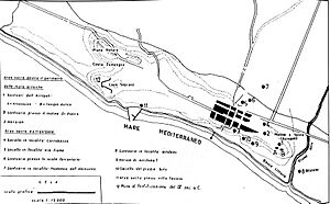 Mappa delle aree sacre di Gela