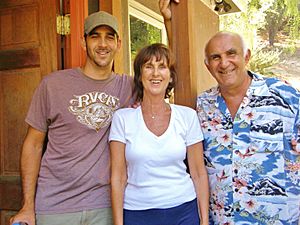 Matt, Roz and Bob Harris principals of Malibu Ceramic Works