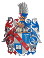 Mises family crest with transparent background